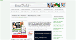 Desktop Screenshot of proactolusa.com